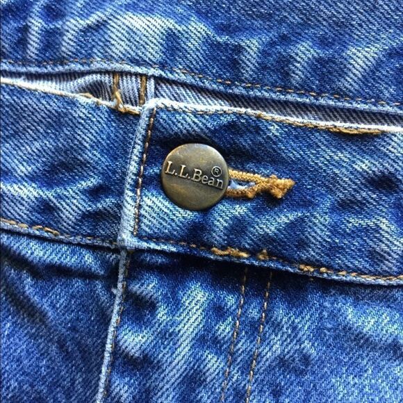 Vintage L.L. Bean blue jeans - Picture 3 of 7